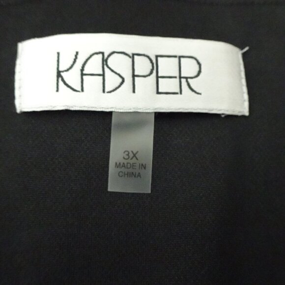 Kasper Pencil Skirt Women's Plus Size 3X Black White Stripe Professional Career - Picture 6 of 9